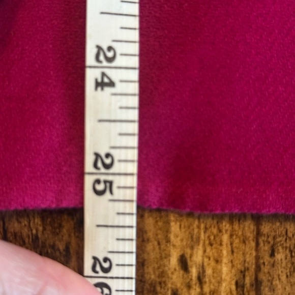 Talbots | 100% Wool (Gabardine) Blazer/Jacket, Pink Cranberry - Picture 7 of 8